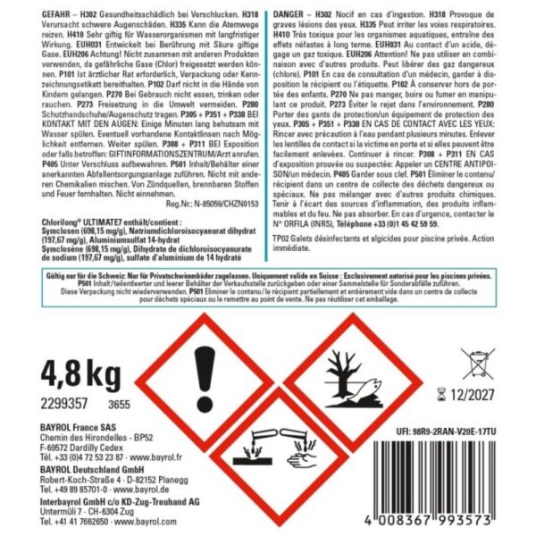 Chlorilong Ultimate7 4.8 kg 16 tablettes - Bayrol – Image 3