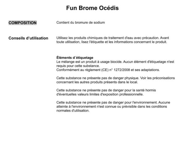 Fun Brome poudre 5 kg - Océdis – Image 2