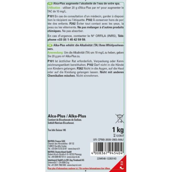 Alca-Plus 1 kg - SpaTime – Image 2